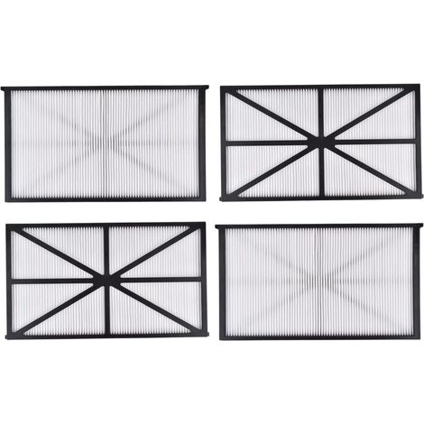 Paquete de 4 cartuchos de filtro Gistuch RCX70101 para limpiafondos Hayward AquaVac, TigerShark y SharkVac-Crezuo