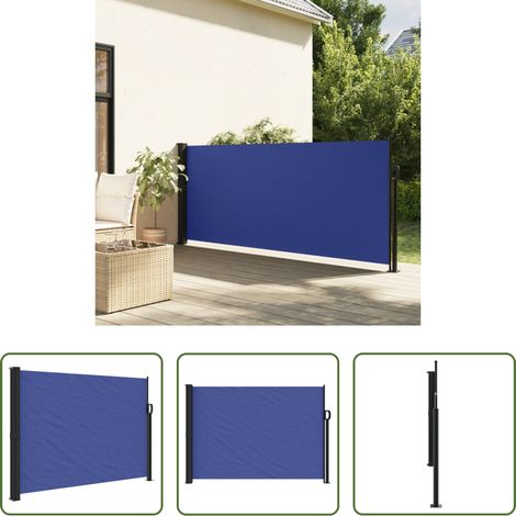 vidaXL Toldo lateral retráctil azul 140x600 cm (1/5)