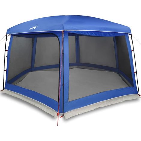 Tente de piscine moustiquaire amovible parois maille bleu azur CFW265405 (1/5)