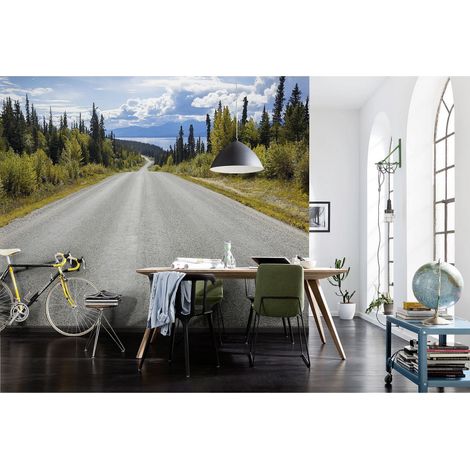 Komar Atlin Road 368 x 254 cm, Papier peint panoramique 8-532, photomurale sur intissé (1/3)
