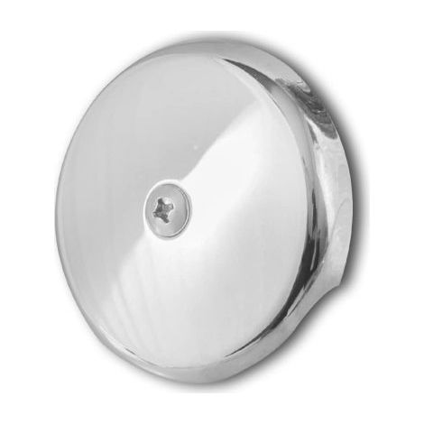 Irovami Plaque de trop-plein pour baignoire à un trou avec vis assorties, panneau à un trou, électroplaqué (1/5)