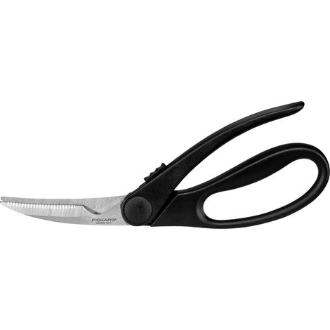 Fiskars 1023819 Geflügelschere schwarz 23 cm Edelstahl