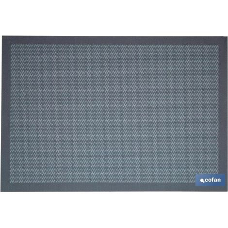 Felpudo Modelo Teul Turquesa 50x70cm (1/4)