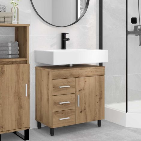 vidaXL Bathroom Vanity Unit Artisan Oak 60 x 35 x 60 cm
