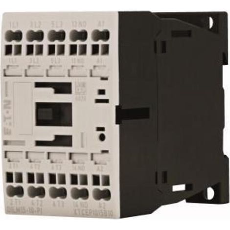 Eaton Leistungsschütz, 3-polig, 380 V 400 V 7,5 kW, 1 S, 230 V 50 Hz, 240 V 60 Hz, Wechselstrombetätigung, Push-in-Klemmen, 199249 (1/4)