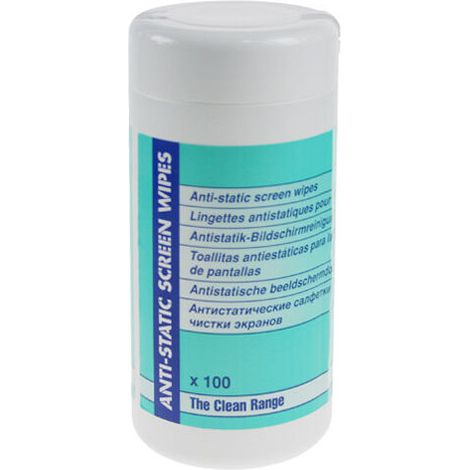Boite de 100 lingettes nettoyantes pour ecran 0056762 pour Ecran ordinateur