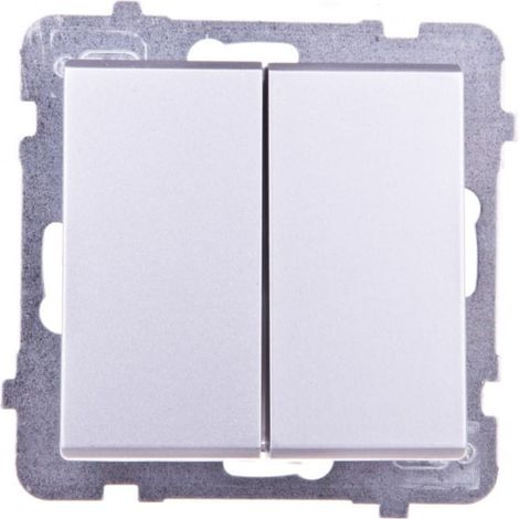 Connettore per candelabro Sonata, argento opaco ŁP-2R/m/38