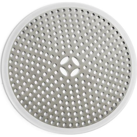 Drain de Douche, Filtre de Cheveux, Filtre pour bonde de Douche, Grille Douche Anti Cheveux, Couverture de Drain Filtre à Évier, Attrape-Cheveux Douche Drain -Argent