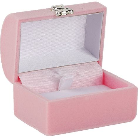 Schmuckkästchen für Ringe und Anhänger - Geschenk-Aufbewahrungsbox (Rosa) (1/5)
