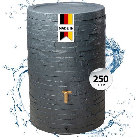 4rain ARONDO Regenspeicher 250 L, graphite grey