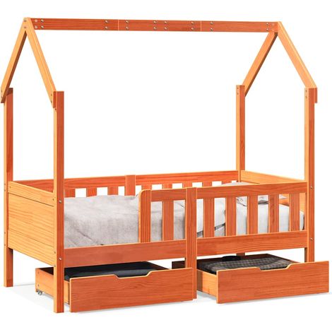 Maison Exclusive - Giroletto per Bambini con Cassetti 80x170cm Legno Massello Pino