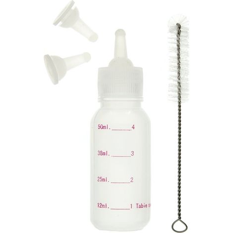 Kit nurserie avec biberon et brosse pour chiots et chatons