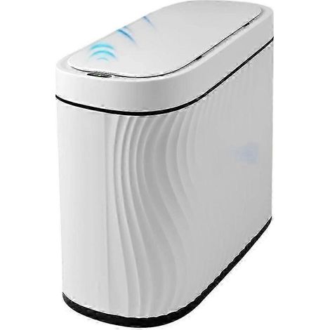 Poubelle à capteur pour la cuisine, 8 L, sans contact, étanche et automatique avec couvercle, pour la cuisine et la salle de bain (1/5)