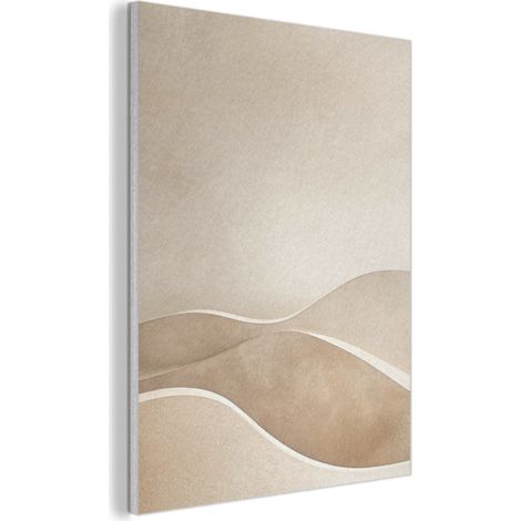 Acoustic Felt Wall Art Beige - Nature - Abstract - Modern 60x80 cm