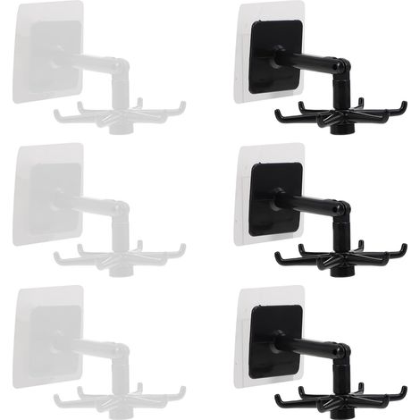 rotatifs KICHOUSE lot de 6 en ABS auto adhésifs et sans (1/5)