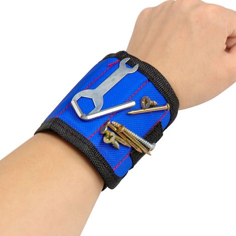 Magnetisches Armband zur Aufbewahrung von Handwerkzeugen, Schrauben und als Armbandhalter