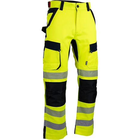 Pantalon authentic HV zone stretch Jaune T.42 - LMA - 1924 - 42 (1/3)