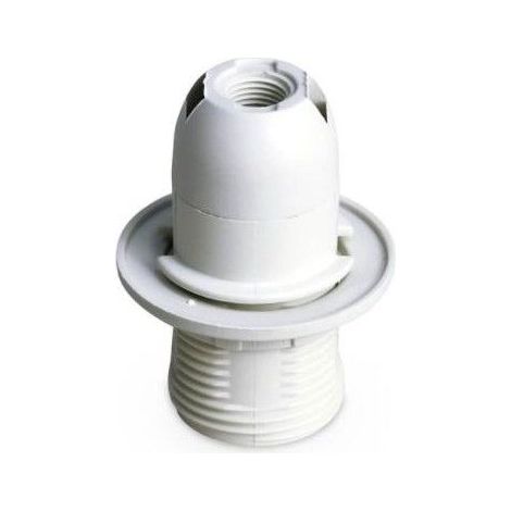 GSC 101530002  Thermoplastische Lampenfassung mit Halbgewinde E14 Weiß