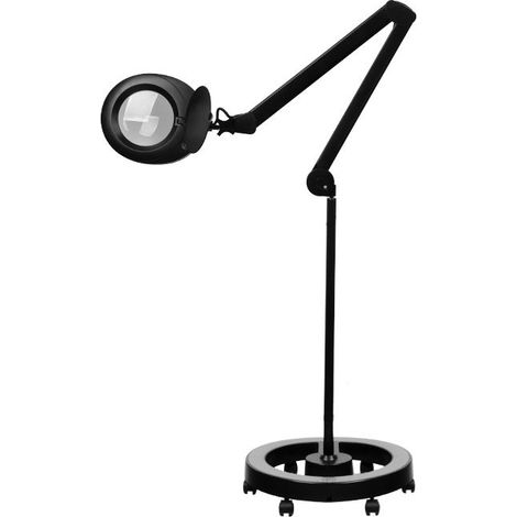 Lampe loupe Elegante 6025 60 LED SMD 5D noire avec trépied (1/5)