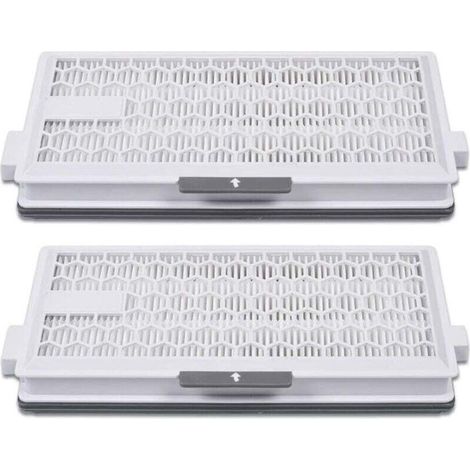 Air Clean Plus 50 Staubsaugerfilter für Miele Complete C3 Powerline S8340, Air Clean SF-HA 50 Staubsaugerfilter für Complete C2 C3 Compact C1 C2, 2er-Pack