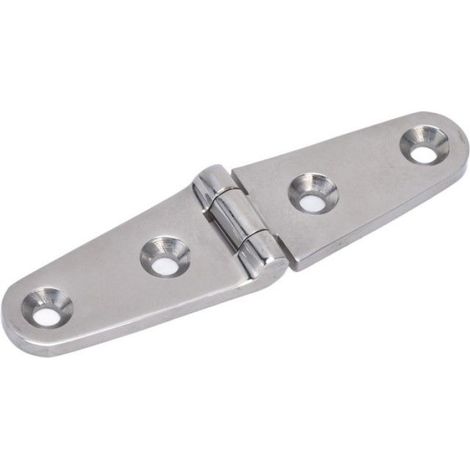 Support de charnière réglable à 4 trous, sangle marine, charnière de porte d'armoire en acier inoxydable moulé pour porte de bateau (1/4)