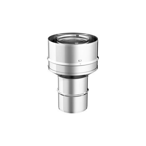 Réduction acier noir - Ø 80 M - 60 M