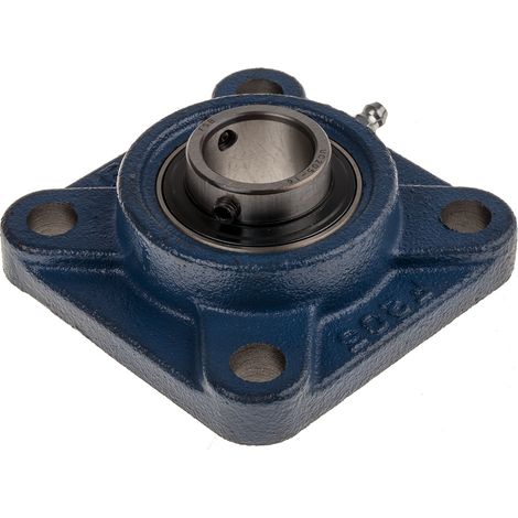 Roulement RS PRO, diam int 25.4mm, 4 trous de fixations en Fonte ( Prix pour 1 )