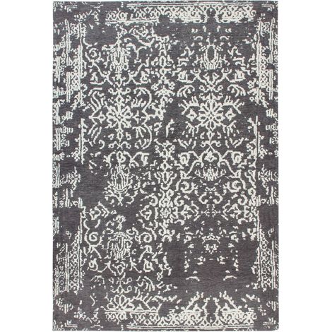 Tapis rivière 130 gris anthracite - 80 x 150 cm