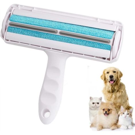 Brosse de nettoyage pour poils d'animaux, adaptée aux chats et aux chiens, accessoire, ramasseur de poils, peut être utilisée pour nettoyer les poils sur les vêtements, les canapés, les voitures, les
