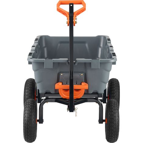 Robuster, vielseitiger Gartenwagen, 6,48 Kubikfuß/183,4 Liter, Tragfähigkeit 544,3 kg. (1/5)