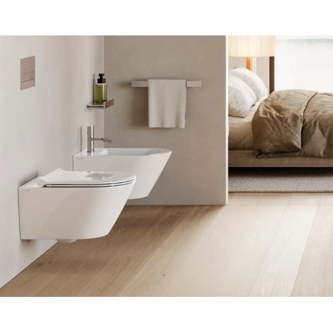 Sanitari Zero 55 Sospesi 55x35 cm Silentech con Copriwater Up-Fix (1/2)