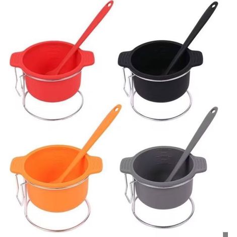 Bols à Pincer pour la Préparation de la Cuisson Préparation et Bol en Silicone avec Brosse et Support Accessoires pour Barbecue (1/5)