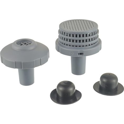 Petites Crépines pour Piscines, Kit de Raccordement pour Piscine Ø 32 mm – Filtre de Sortie de Piscine – Buse d'entrée de Rechange pour Piscine Hors Sol