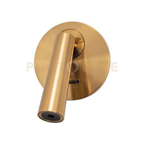 APPLIQUE DA PARETE Zambelis 71 OTTONE SATINATO 3000K