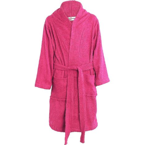 Peignoir de plage pour enfants avec capuche, 100 % coton éponge, convient aux garçons et aux filles (1/4)