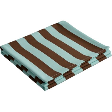 Tovaglia Funambola, Lavabile, 100% Poliestere Tessuto Antipiega Made in Italy, Forma Rettangolare, 400x140 cm Azzurro