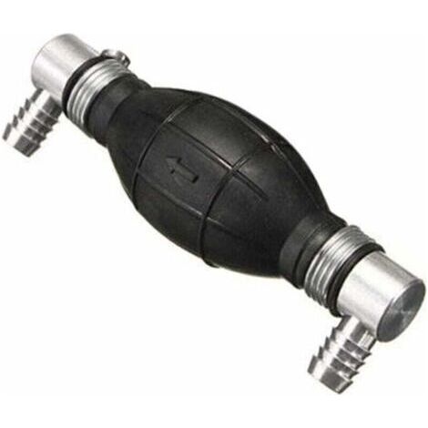 10mm Poire D'Amorcage Carburant Pompe Main Inline Bateaux Alliage Gasoil Essence Diesel Pump,Universelle Essence, Huile, Eau