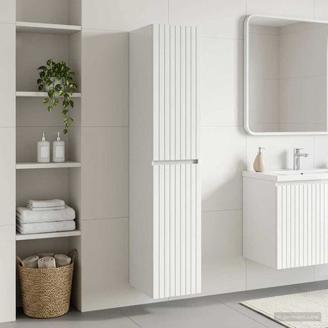 Mueble de baño montado en la pared  Brillante