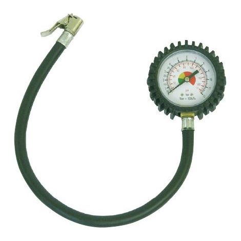 Mecafer – Testeur de pression jusqu'à 12 bars – Tuyau à air comprimé flexible – Pour professionnels – Mesure précise et fiable (1/3)
