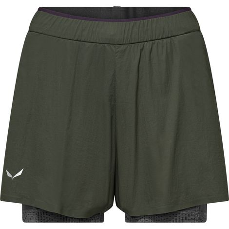 Salewa Pedroc 2IN1 Damen Shorts grün 00-00000293095281 r L (1/5)