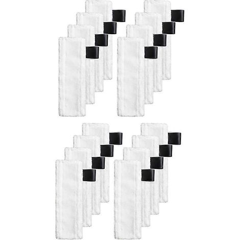 Lot de 16 housses de brosse pour nettoyeur vapeur de sols SC1, SC2, SC3, SC4 et SC5, pour le nettoyage domestique. (1/5)