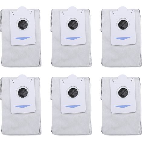 Sacs à poussière pour aspirateur robot X2, X2 Pro et X5 Pro - Lot de 6 pièces en tissu non tissé, rechargeables (1/5)