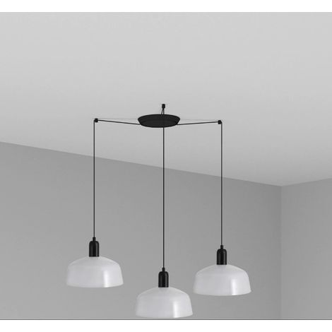 TATAWIN M 3L Lampe à suspension blanche (1/2)