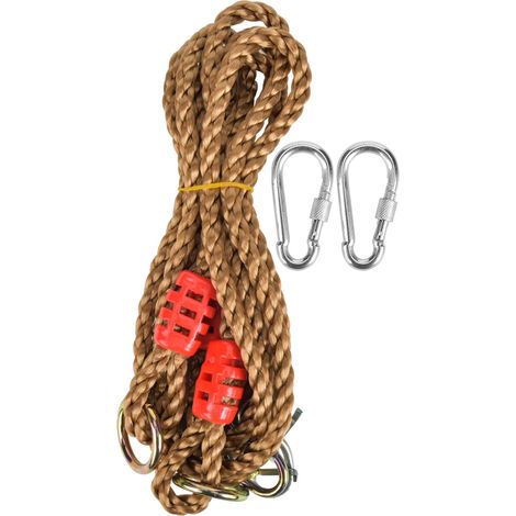 Hamac balançoire enfant jardin avec corde et boucle de connexion (1/5)