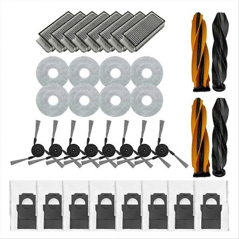 Pièces compatibles pour aspirateur Dreame X50 Ultra/S40 Enhanced Edition : rouleau principal, brosse latérale, filtre HEPA (1/5)