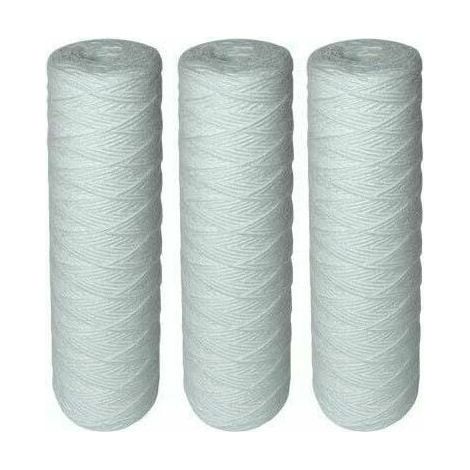 Cartouche Filtrante Enroulée - 10 Pouces - Filtration Sédiments Jusqu'à 25 Microns - Compatible Standard Universel - Lot de 1 (1/5)