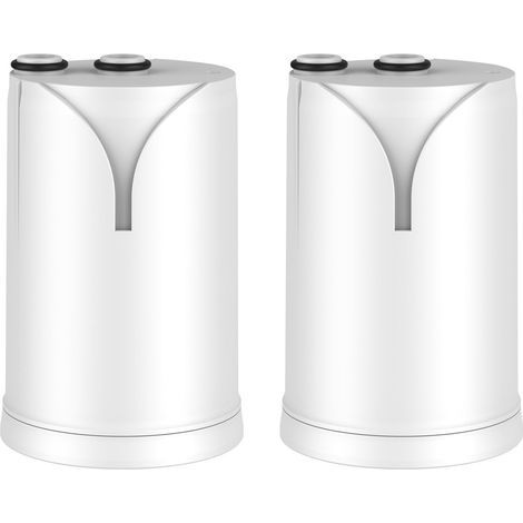 GLACIER FRESH 2 x ON TAP V Water Filters (600 L) - Compatible with Brita On Tap Pro V-MF, Reduces Chlorine, PFAS, Microplastics and Heavy Metals, and Improves Water Taste