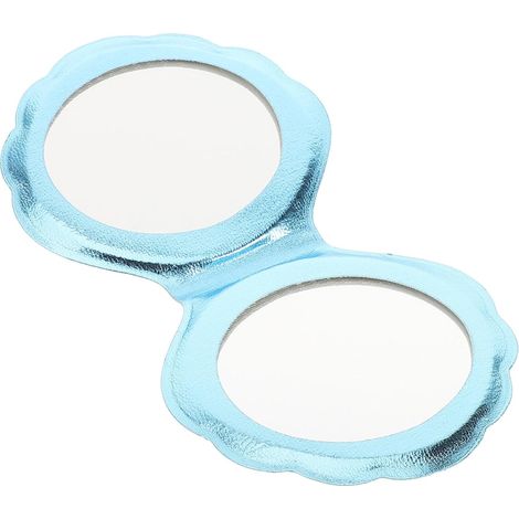 Miroir de Poche Pliable pour Maquillage Miroir Compact de Voyage de Poche Double Face