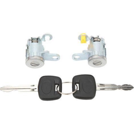 Paar Türschließzylinder für die Vordertüren des Toyota Tacoma (Modelljahre 1995–2004) mit Ersatzschlüssel. Teilenummer: 6905135070. Material: Aluminiumlegierung. (1/5)