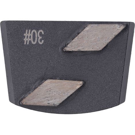 Lot de 3 blocs de ponçage diamantés pour béton et ciment, coin carré noir à insertion rapide n° 30, adaptés au ponçage de sols irréguliers, au ponçage de peinture de sol, au polissage du béton, au déc (1/5)